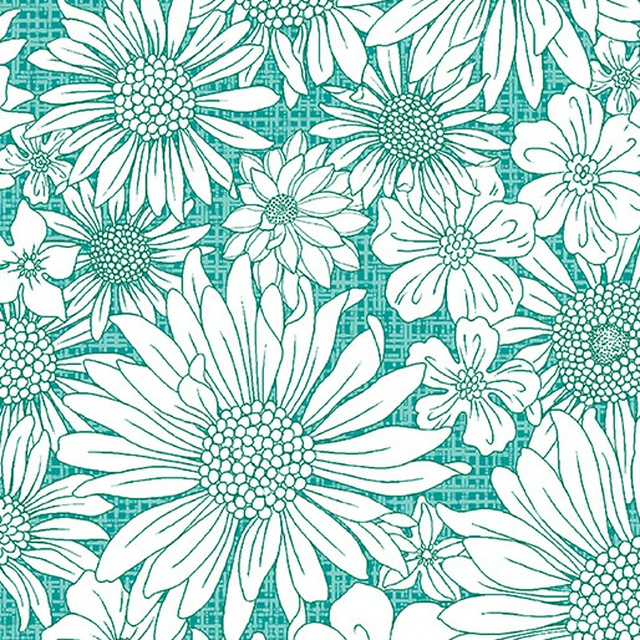 Upsy Daisy Turquoise