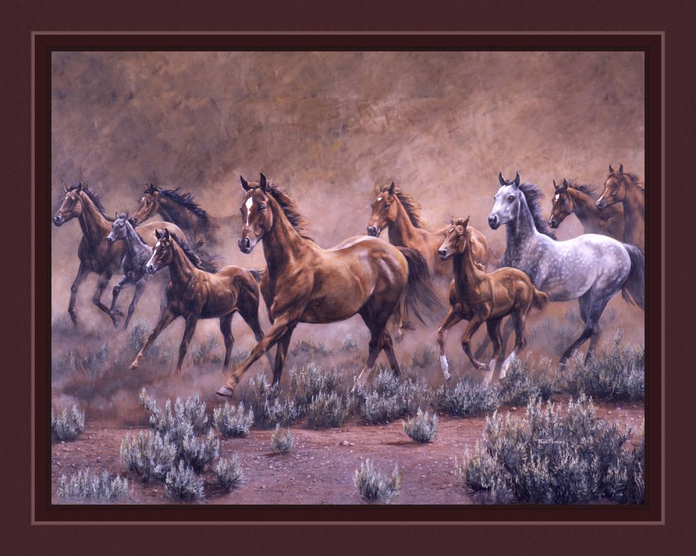 On the Move Horse Panel