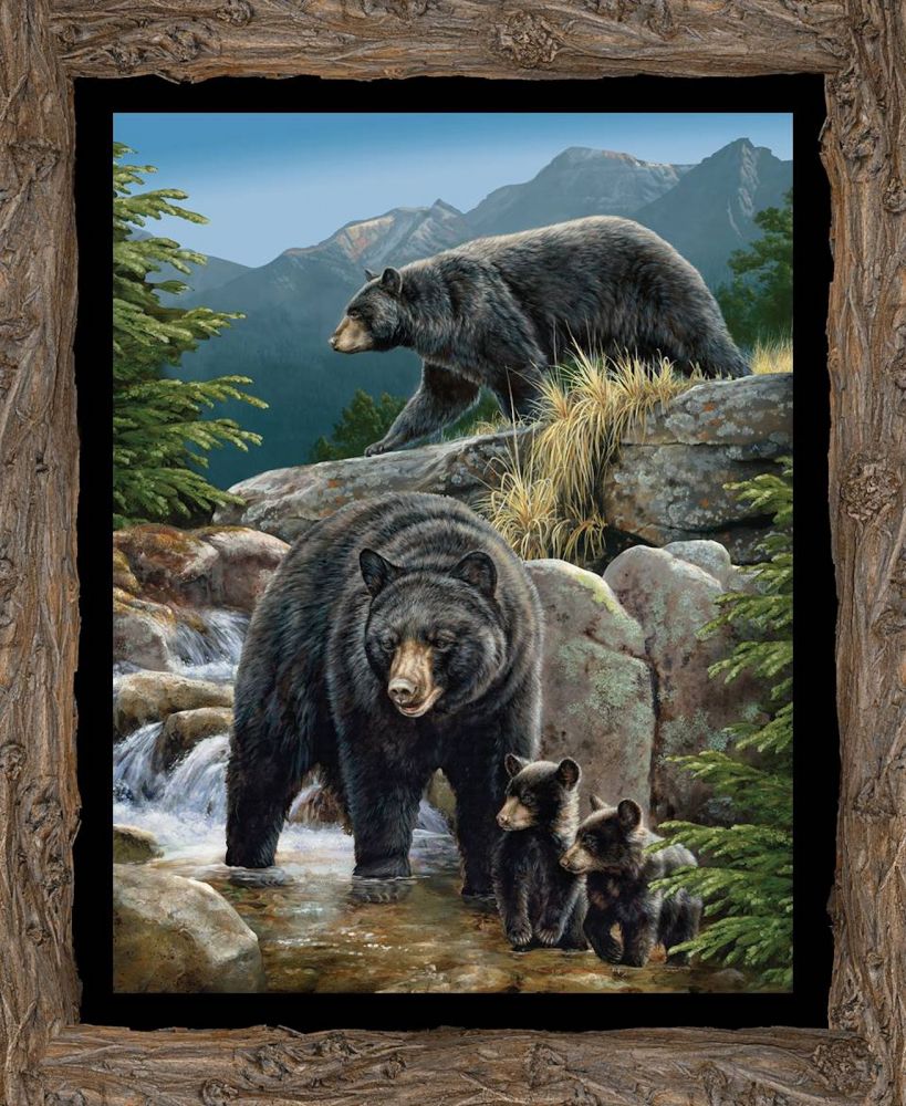 Cool Waters Bear Panel